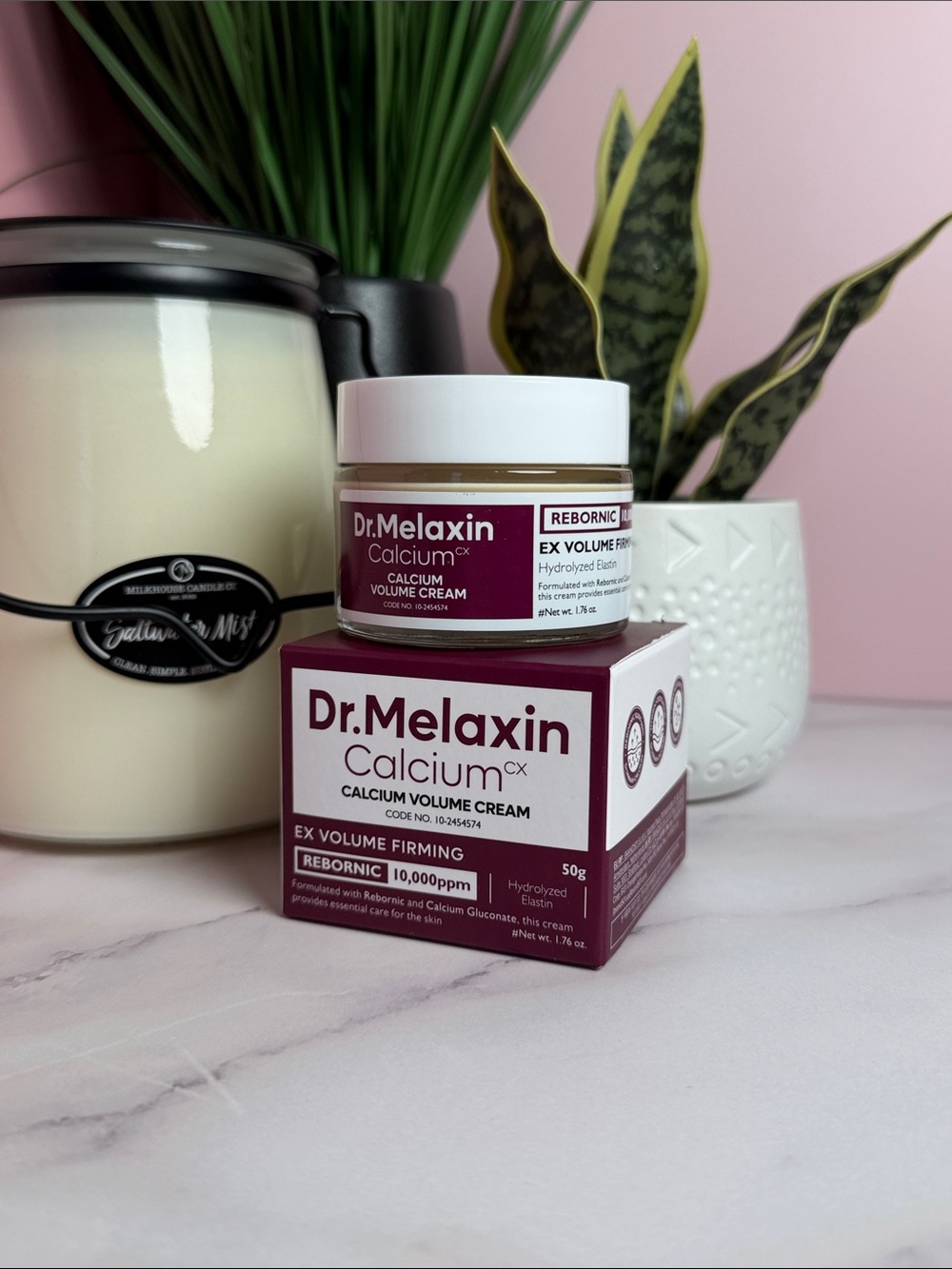 Calcium CX EX Volume Firming Cream - Burgundy/White